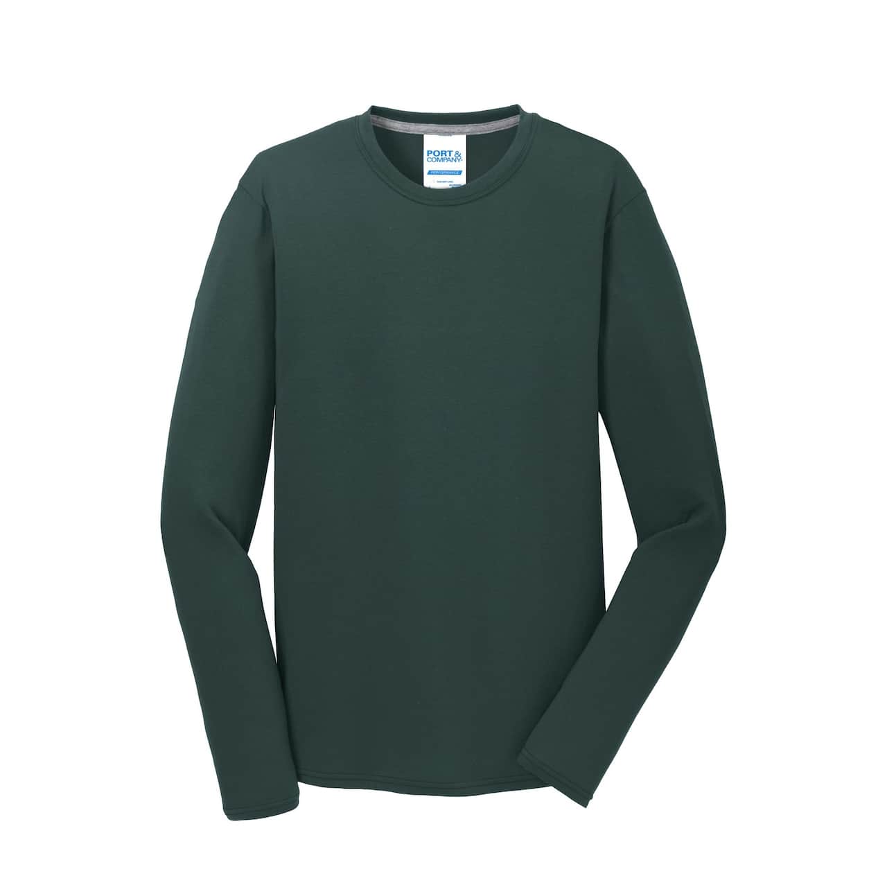 Port & Company® Long Sleeve Performance Blend T-Shirt